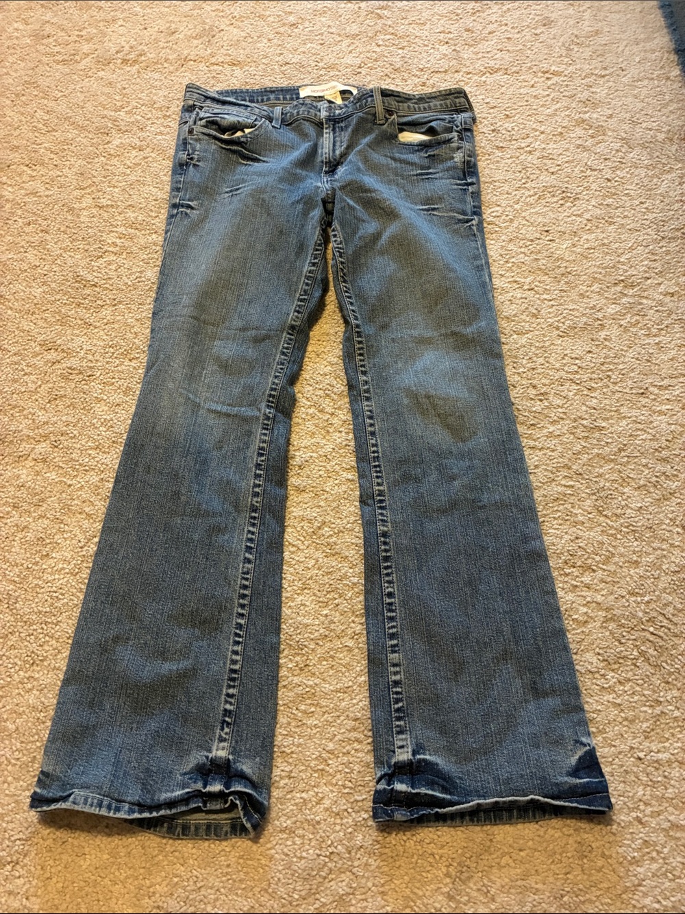 Mossimo Supply Co. Women's Blue Flare Jeans - Classic Indigo